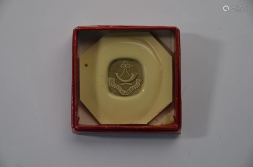 A chalcedony Masonic signet ring