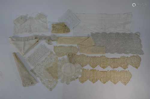 A collection of 19th century and later lace