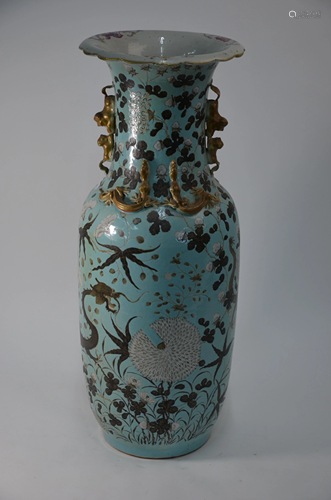 A 19th century Chinese Da Ya Zhai style turquoise