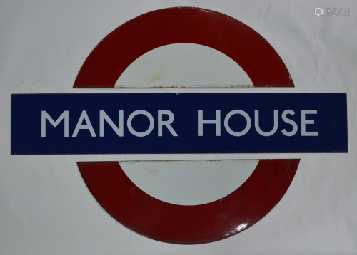 'Manor House', an original London Underground …