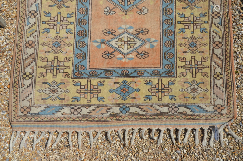 Two Turkish Melas rugs (2)