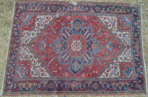 Persian Heriz small carpet