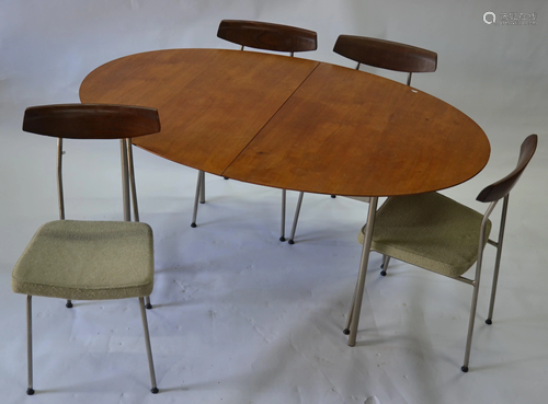 Stag 'S' range - A 1960s dining table and four side