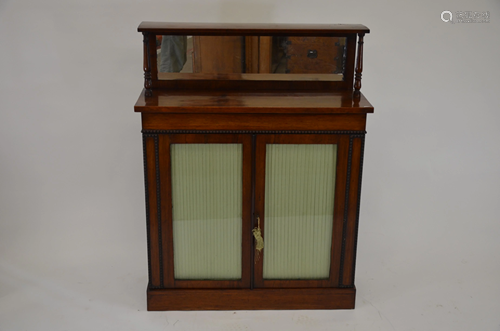 A Victorian rosewood side cabinet