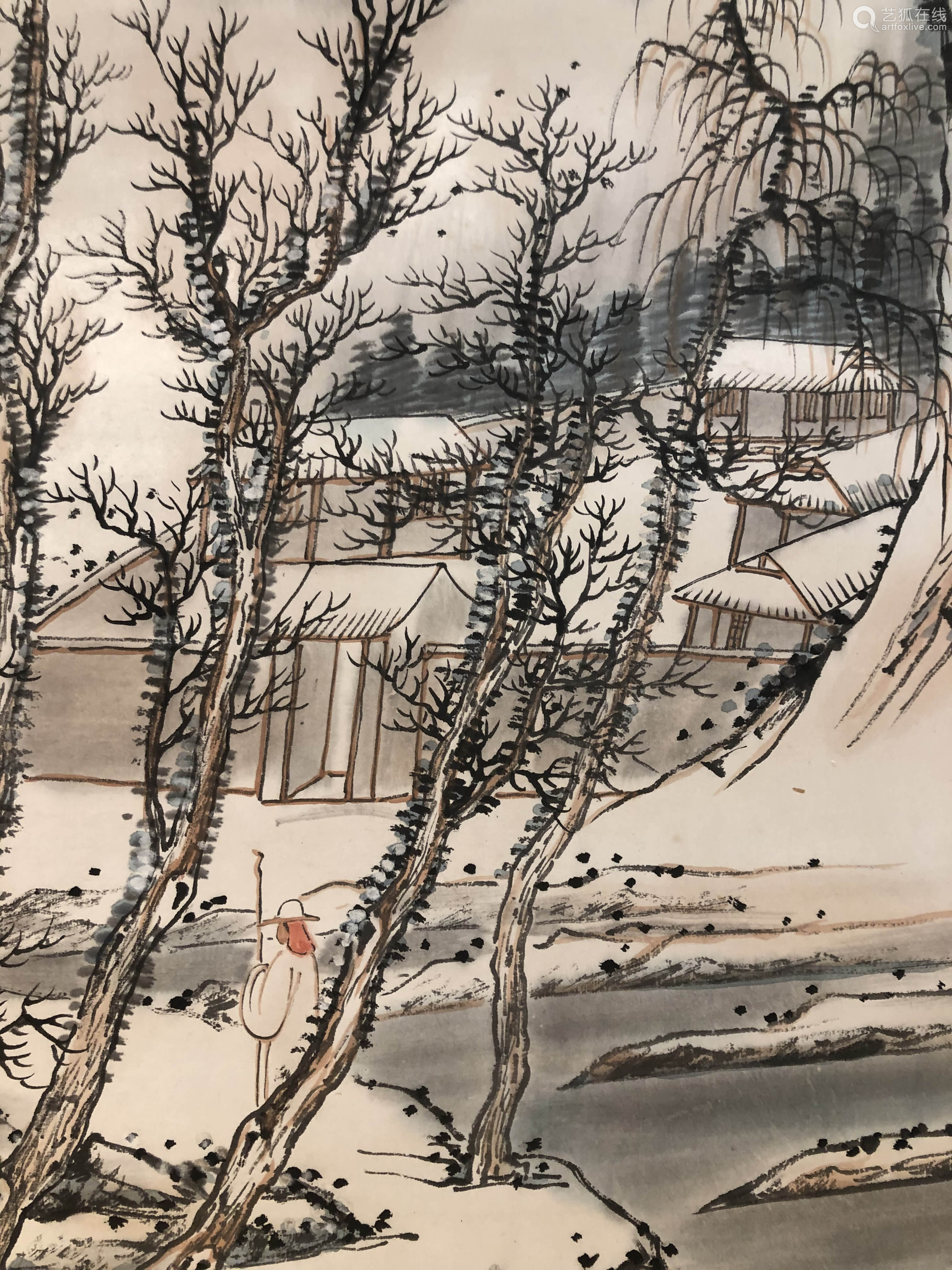 俞剑华雪景山水