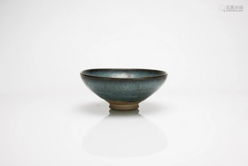 Song/Yuan Dynasty-A Purple Splashed Jun Bowl