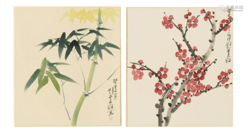Liu Yezhao (1900-2003) Two Paintings