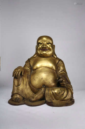 A Gilt Bronze Buddha Statue