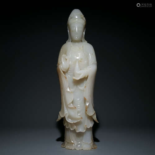 A HETIAN JADE GUANYIN