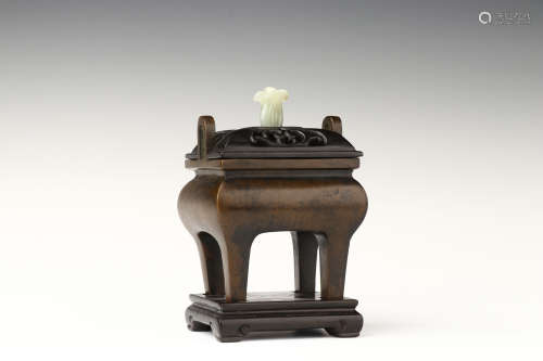 A  TREASURE OF ANCIENT TIMES, COPPER BODY CUPRIC CUPRESSUS AROMATHERAPY STOVE