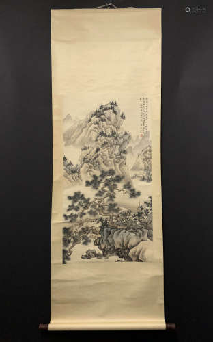 A CHINESE PAINTING, CHEN SHAOMEI'S LANDSCAPE