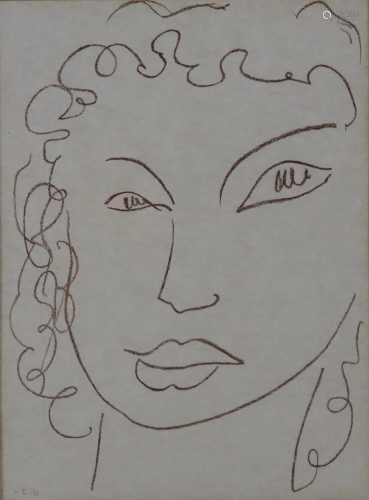 Matisse, Henri (1869-1954) - Damenportrait,