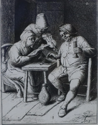 Van Ostade, Adriaen (1610 -Haarlem- 1685) - „Das