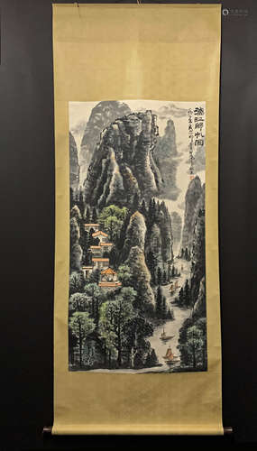 A CHINESE PAINTING, LI KERAN MARKED