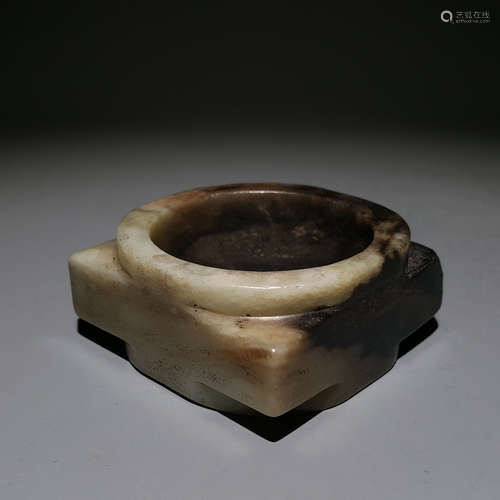 A SHANG DYNASTY JADE CONG