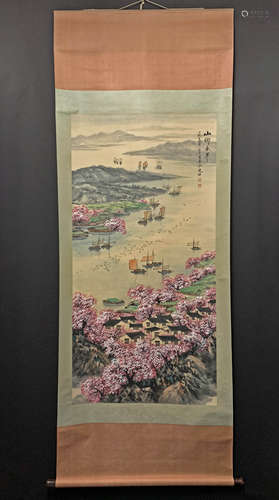 A CHINESE PAINTING,SONG WENZHI MARKED