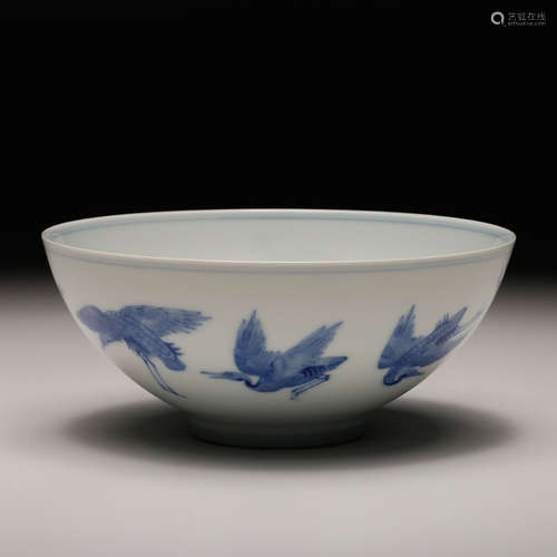 A Chinese Blue White Porcelain Bowl