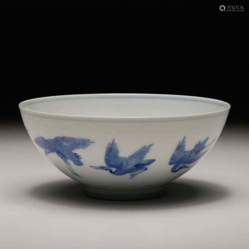 A Chinese Blue White Porcelain Bowl