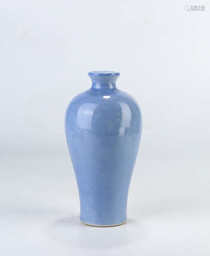 A Chinese Pale Celadon Glazed Porcelain Vase