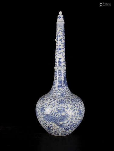 A Chinese Blue White Porcelain Vase