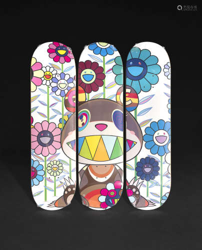 村上隆 Eden Skateboard Deck (2019)