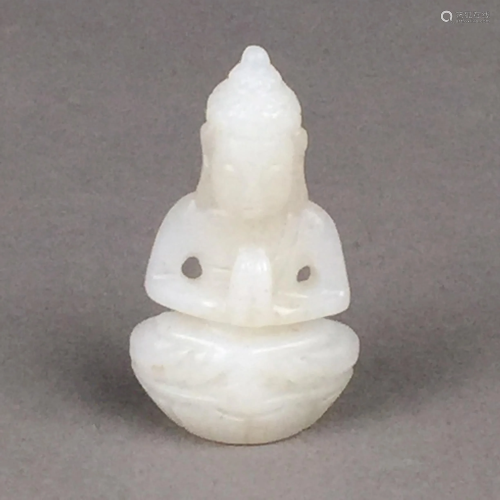 Kleiner Jadebuddha/Amulett - China, …