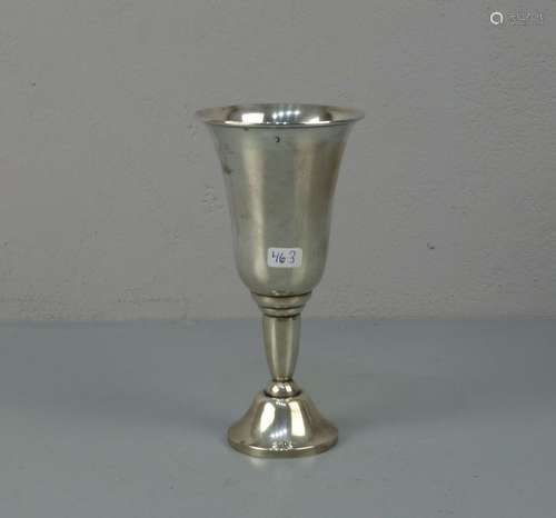 POKAL / BECHER / hungarian silver goblet, Ungarn, 800er Silber, Marke ab 1937 sowie weitere