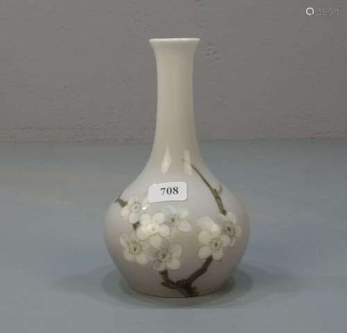 VASE, Porzellan, Manufaktur Bing & Gröndahl (Grøndahl), Kopenhagen / Dänemark, Marke seit 1924.