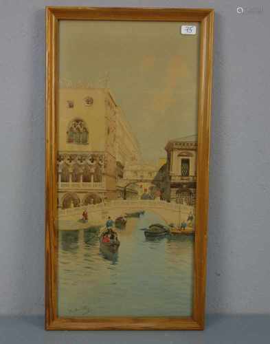 BORTOLUZZI BIANCO, PIETRO (Triest 1875-1937 Bologna, auch genannt Pieretto Bianco), Aquarell /