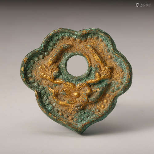 A Chinese Bronze Ornament, Liao Jin Period