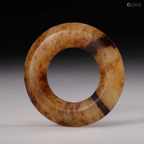 A Chinese Archaistic Jade Ring