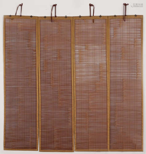 SET OF BAMBOO CURTAIN