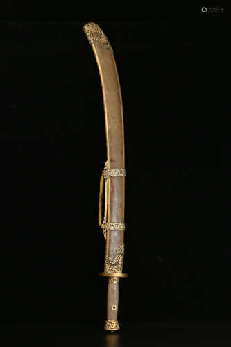 A CHINESE VINTAGE KNIFE