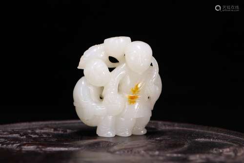 A Chinese White Jade Ornament