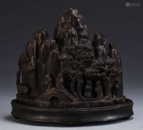 A Chinese Agarwood Ornament