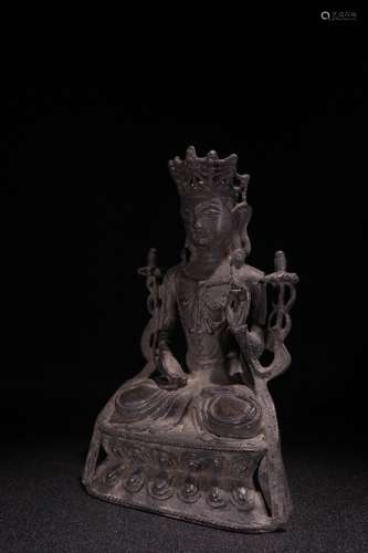 A Chinese Bronze Gautama Buddha