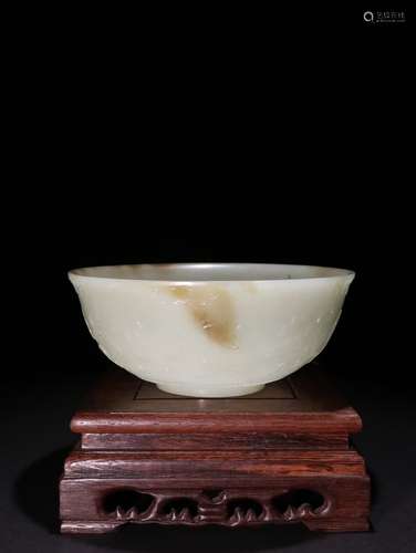 A Chinese Hetian Jade Bowl