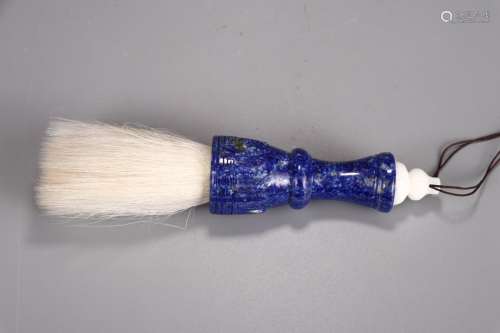 A Chinese Lapis Lazuli Brush