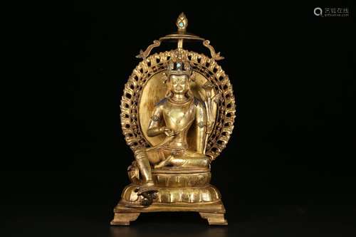 A Chinese Gilt Bronze Bodhisattva Tara