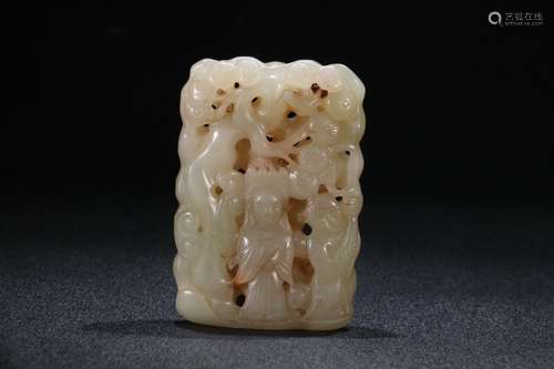 A Chinese Hetian Jade Pendant