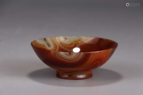 A Chinese Agate Bowl