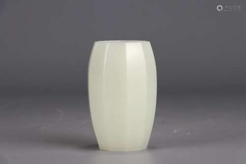 A Chinese Hetian Jade Vase
