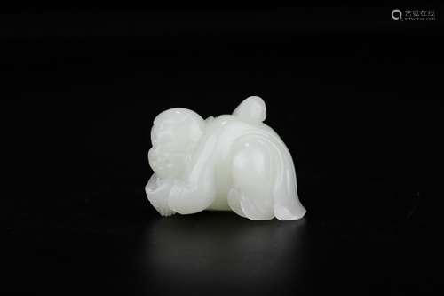 A Chinese Hetian Jade Of Figure