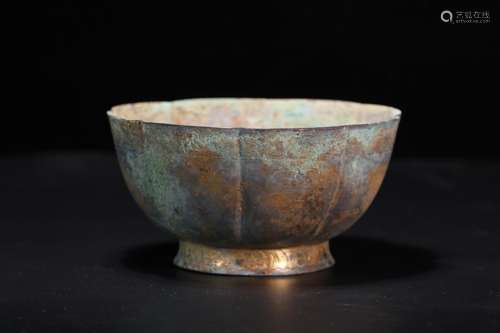 A Chinese Gilt Silver Bowl