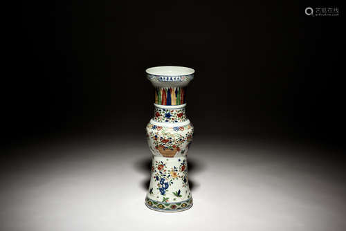 WUCAI 'FLOWERS' VASE, GU