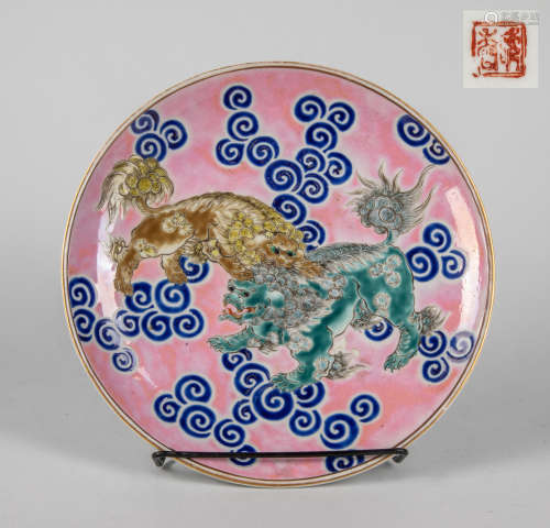 Japanese Antique Famille Rose Porcelain Plates