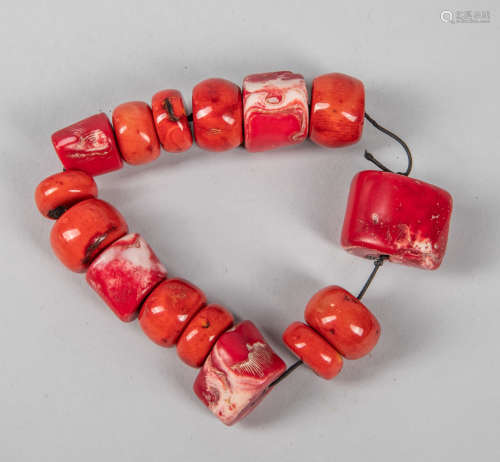 Large Coral Like Beads