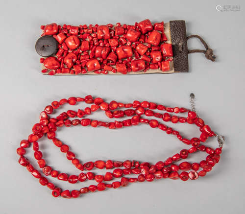 Fine Group Coral Like Necklace