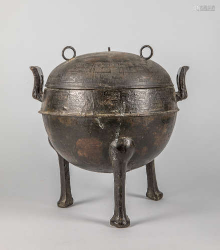 Large Chinese Bronze Censer