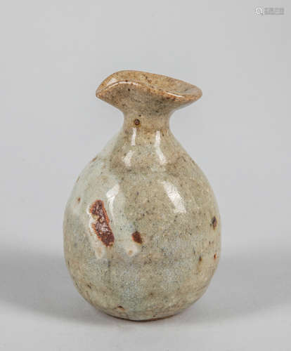 Korean Antique Glazed Pottery Pot